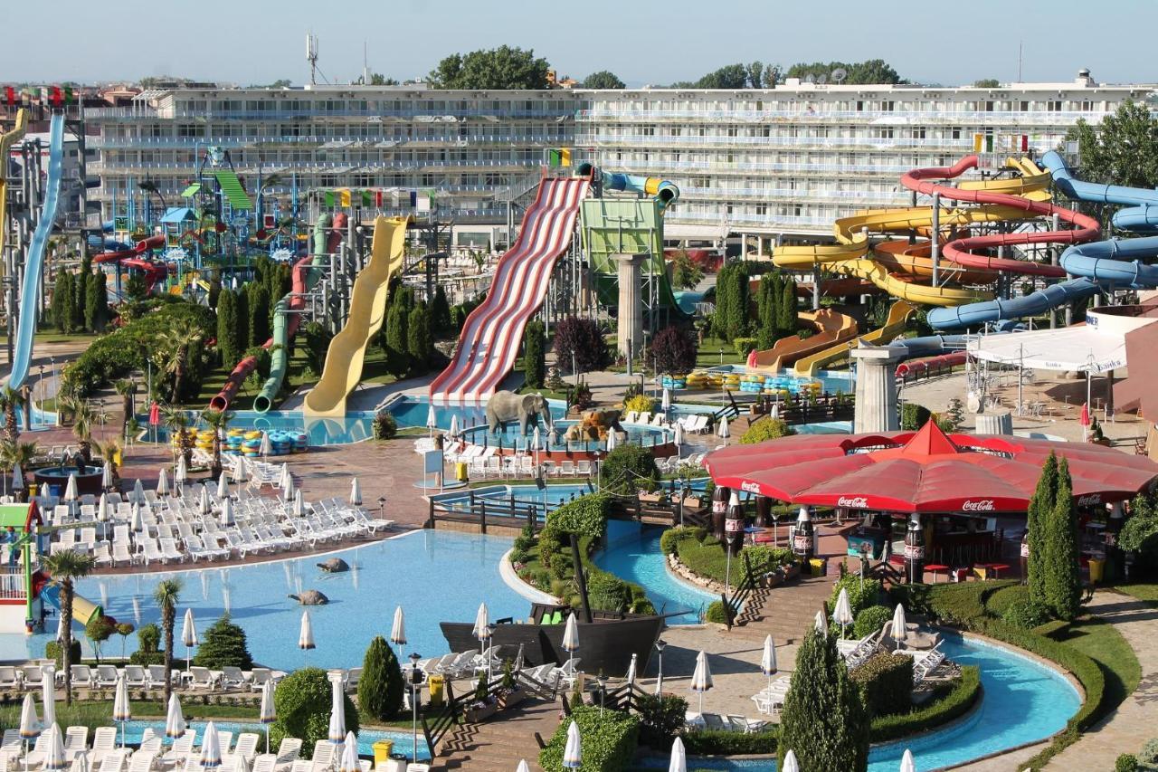 Aqua Nevis Hotel & Aqua Park Sunny Beach Buitenkant foto